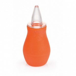 Аспиратор для носа Canpol babies С пластиковым наконечником 2/118 Orange