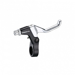 Тормозные ручки для V-brake Tektro 316A под 2 пальца black/silver ZTB12617
