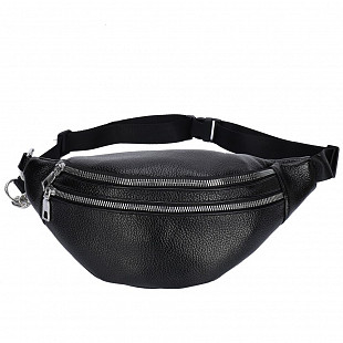 Поясная сумка женская Ors Oro OPS-0158 black