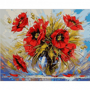 Картина по номерам Picasso Букет маков PC4050214