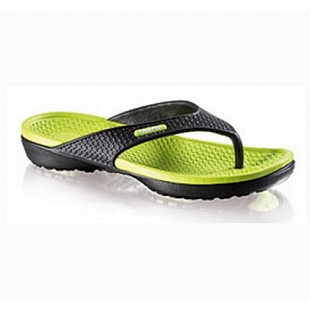 Шлепанцы пляжные женские Fashy 7635-00 black/lime