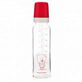Бутылочка Canpol babies Мишка Стеклянная 240 мл 42/101 Red
