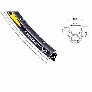 Обод двойной Alexrims at450 700cx14ммх36H F/V csw sse индикатор износа road black ZTB90103
