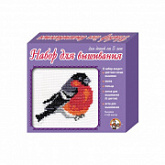 Набор для творчества Десятое Королевство Вышивка Снегирь 00338