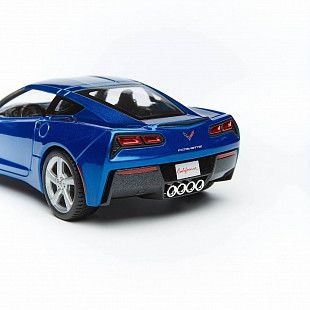 Масштабная модель автомобиля Maisto 1:24 Шевроле Корвет Стингрэй купе (31505) blue