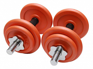 Набор гантелей USA Style SS-LDBS-213-D25 orange