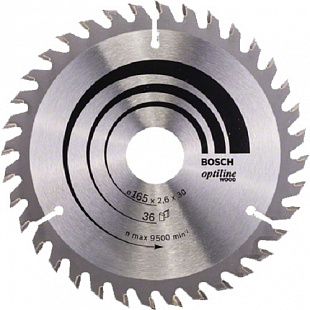 Диск пильный Bosch 165х3 см 36 зубьев 2608640603