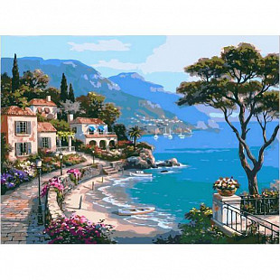 Картина по номерам Picasso Средиземноморский залив PC4050209