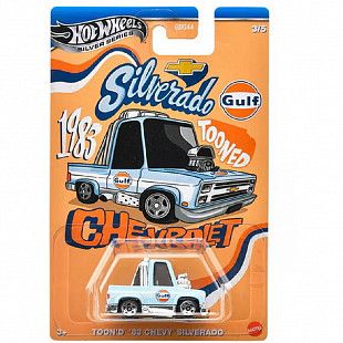 Машинка Hot Wheels Tooned Gulf Series Toon'd '83 Chevy Silverado (JDY84 JCB64)