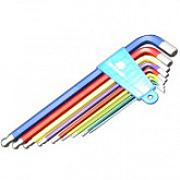 Набор длинных цветных шестигранников в обойме Bike Hand YC-623-9C NTB17410