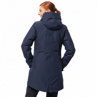Пальто женское Jack Wolfskin Monterey Bay Coat midnight blue