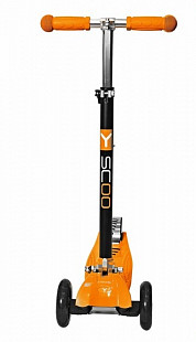 Самокат Y-Scoo Maxi City RT Simple Gagarin Трансформер orange