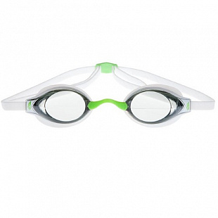 Очки для плавания Mad Wave Record Breaker white/green