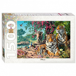 Пазлы Step Puzzle Тигры 83054