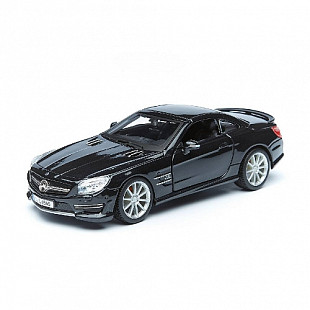 Коллекционная машина Bburago 1:24 Mercedes-Benz Sl 65 Amg Hardtop (18-21066) black