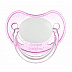 Пустышка Canpol babies ортодонтическая латексная 6-18 мес Basic 22/426 Pink
