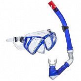 Набор для плавания (маска+трубка) Atemi 24101BE blue