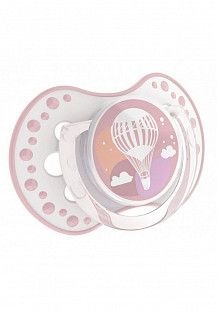 Пустышка силиконовая LOVI Pride&Joy симметричной формы, динамическая, 3-6 мес., 2 шт. (22/845girl)