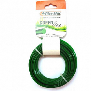 Леска круглого сечения Oleo-Mac Greenline 2 мм x 15 м 63040225