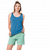 Майка женская Jack Wolfskin Crosstrail Top Women brilliant blue