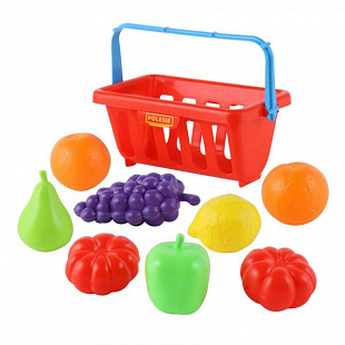 Игровой набор Полесье продуктов с корзинкой №2 (9) 46963