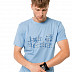 Футболка мужская Jack Wolfskin Logo Ocean T M cool water