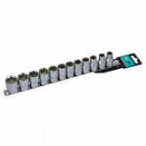 Набор головок Whirlpower 1/2" 10-22 мм, 6 гр., 12 пр. 1614-6212S