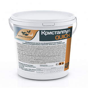 Дезинфицирующее средство для бассейна Кристалпул Quick 0,9 кг