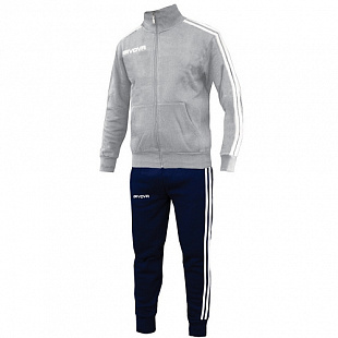 Спортивный костюм Givova Tuta Scuola Senior LF30 grey/blue