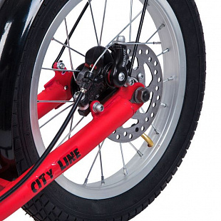 Самокат внедорожный Novatrack City Line Red 18/14" 18DSTAMPN1CL.RD8