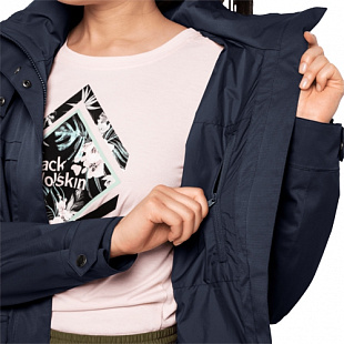 Парка женская Jack Wolfskin Ronga Parka W midnight blue
