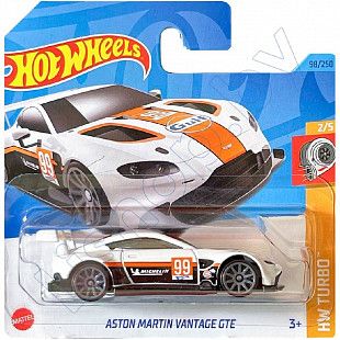 Машинка Hot Wheels Базовой коллекции Aston Martin Vantage GTE 98/250 (5785 HKK84) mainline 2023