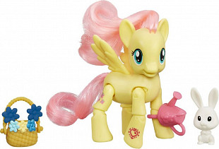 Кукла My Little Pony Флатершай с кроликом (B5675 B3602)