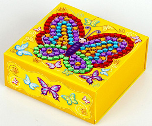 Шкатулка со стразами Десятое Королевство Бабочка 01728