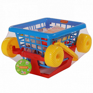 Игрушка Полесье Тележка Supermarket №1 с набором продуктов №2 67890