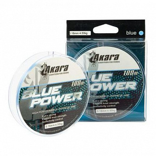 Леска Akara Blue Power голубая 100 м