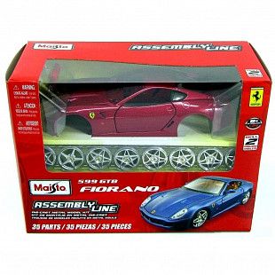 Сборная модель автомобиля Maisto 1:24 Ferrari 599 GTB (39274) red