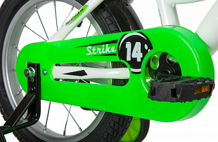 Велосипед Novatrack Strike 14" (2020) 143STRIKE.WTG20 white/green