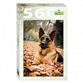 Мозаика Step Puzzle Немецкая овчарка 560 78107
