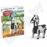 Игрушка сборная из мягких элементов Magneticus Животные (ANM-005) зебра