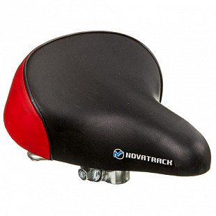 Седло Novatrack детское black/red КЛ98783