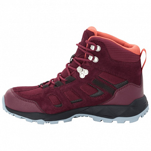 Водонепроницаемые кроссовки женские Jack Wolfskin Vojo Hike Xt Texapore Mid W burgundy / phantom