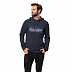Пуловер мужский Jack Wolfskin Slogan Hoody M night blue