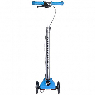Самокат-кикборд Novatrack RainBow Подростковый Blue 120B.RAINBOW.BL8