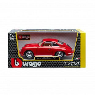 Коллекционная машина Bburago 1:24 Porsche 356B Coupe (18-22079)