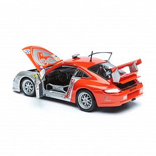 Машинка Bburago 1:24 Porsche 911 GT3 RSR (18-28002) silver