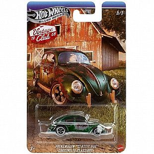 Машинка Hot Wheels Silver Series Volkswagen Classic Bug Collectible Classique (HRT81 JKY35)