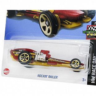 Машинка Hot Wheels Базовой коллекции Rockin' Railer 75/250 (5785 HTD26) mainline 2024
