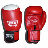 Перчатки боксерские BULAT красно-белые (BRT-002)
