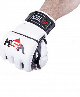 Перчатки для MMA KSA Lion Gel white